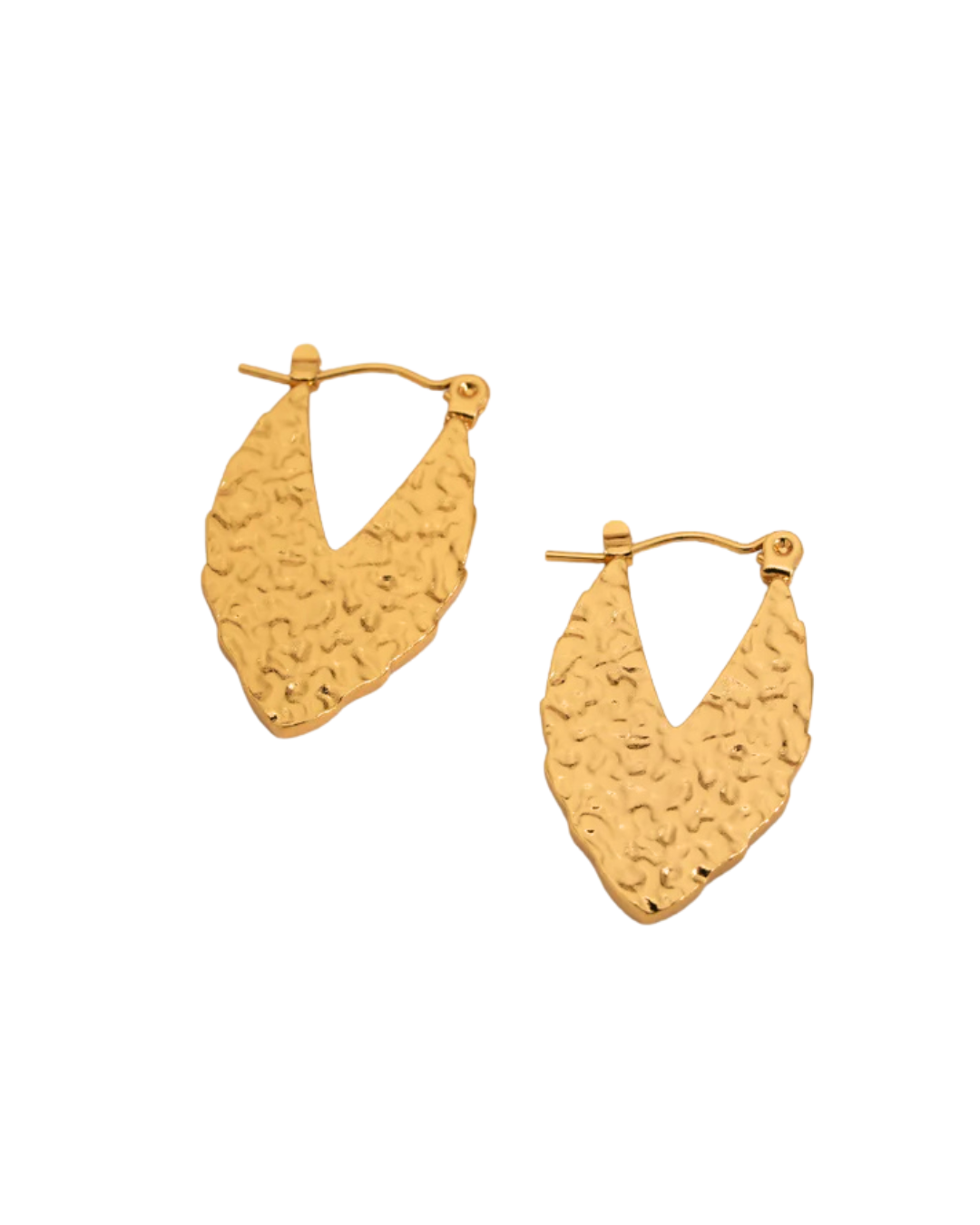 Aretes corazon textura