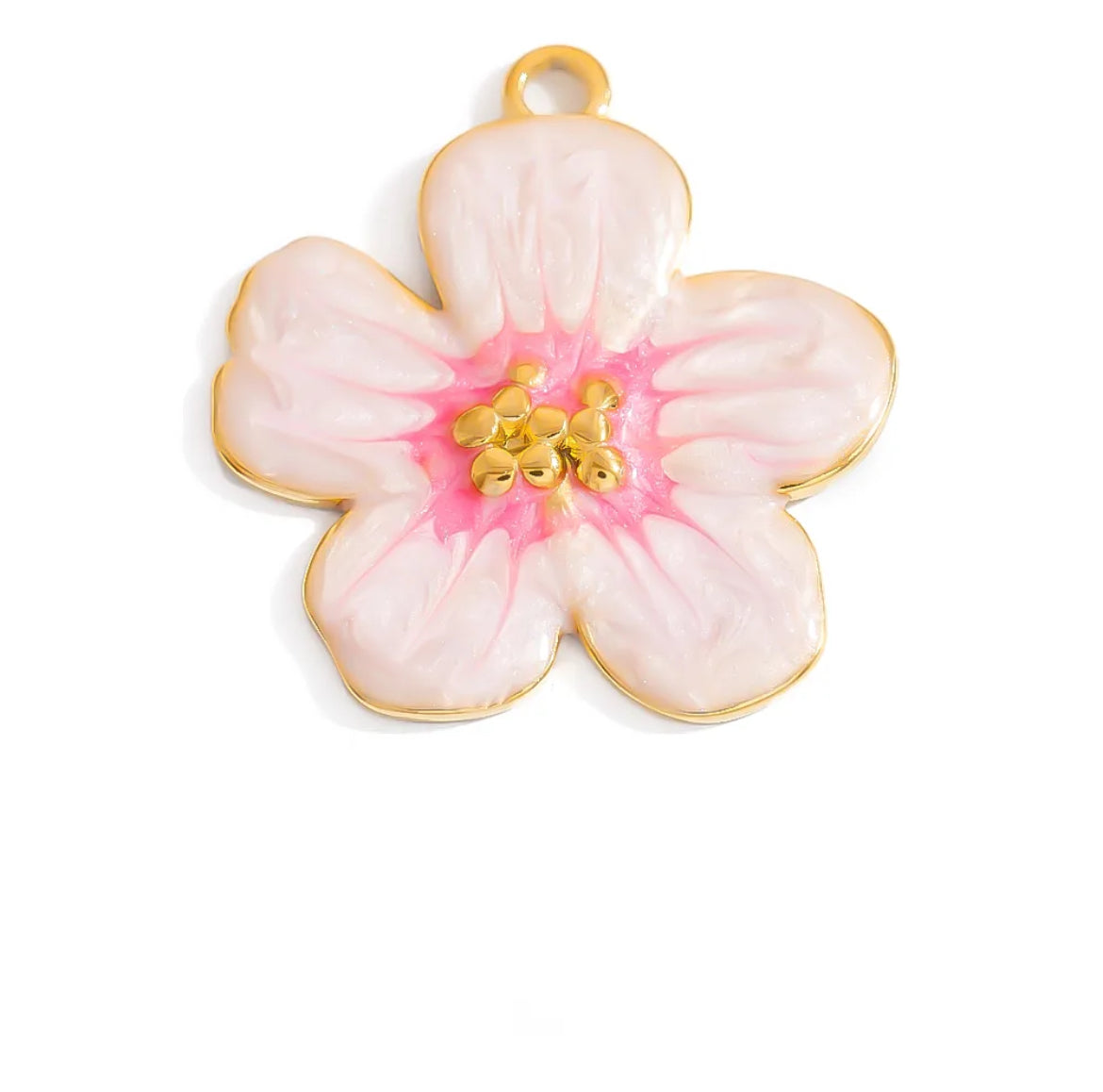 Charm Flor Rosa