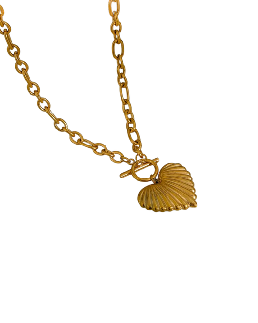 Collar Corazon chunky