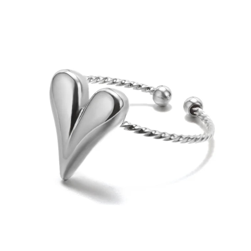 anillo corazon