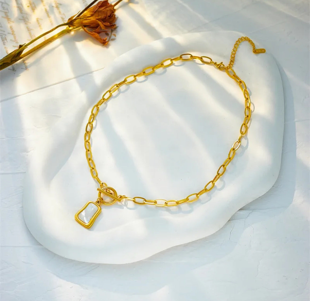 Collar OT Dije Cuadro