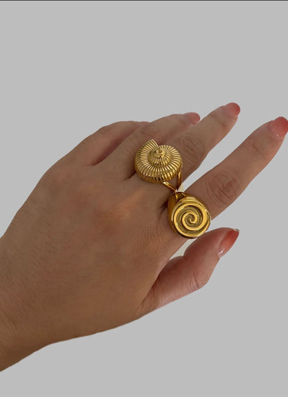 Anillo Golden Shell