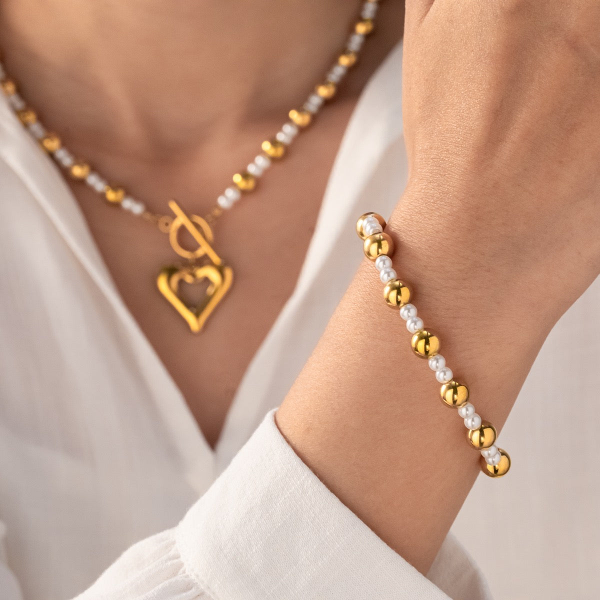 Conjunto Soleil Perle