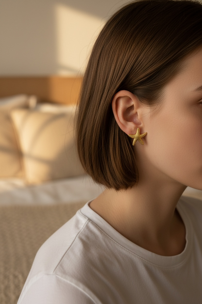 Aretes Estrella Gold