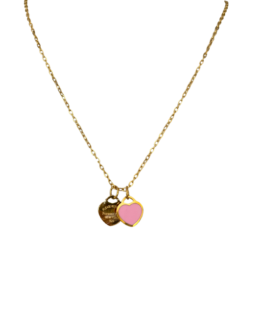 Collar Corazón Rosa